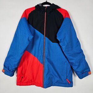 Ride Snowboards Color Block Insulated Youth Boys XL Long Sleeve Full Zip Jacket